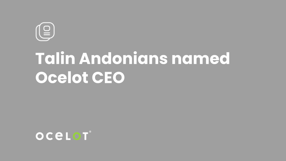 Talin Andonians named Ocelot CEO