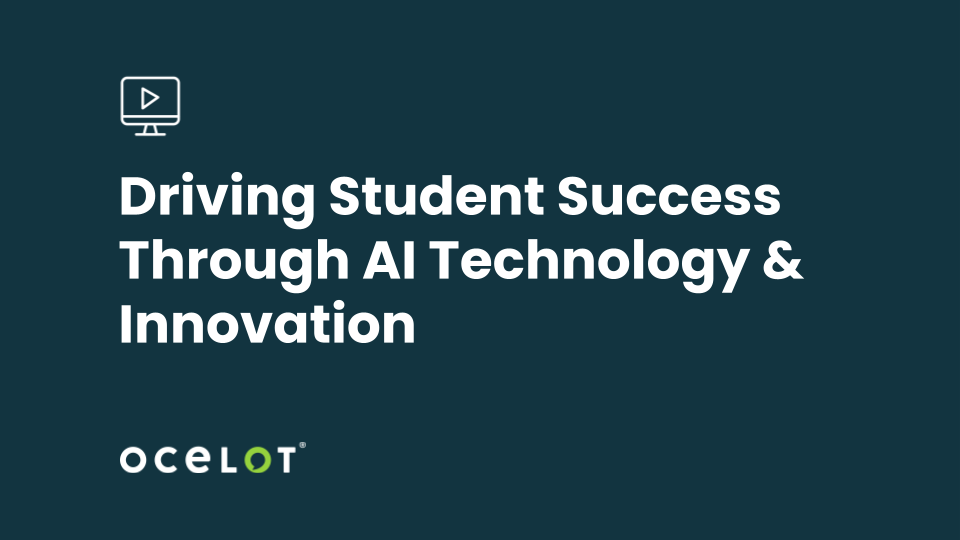 Driving Student Success Through AI Technology & Innovation